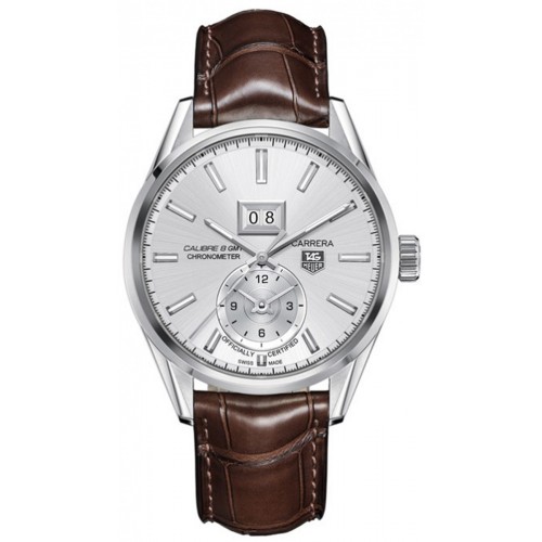 Tag Heuer Carrera GMT Silver Dial Men's Luxury Watch WAR5011-FC6291